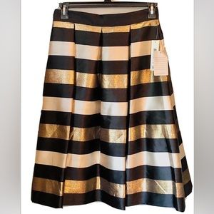 Eliza J Sparkly Midi Skirt, Flare, A-line Style, Size 8